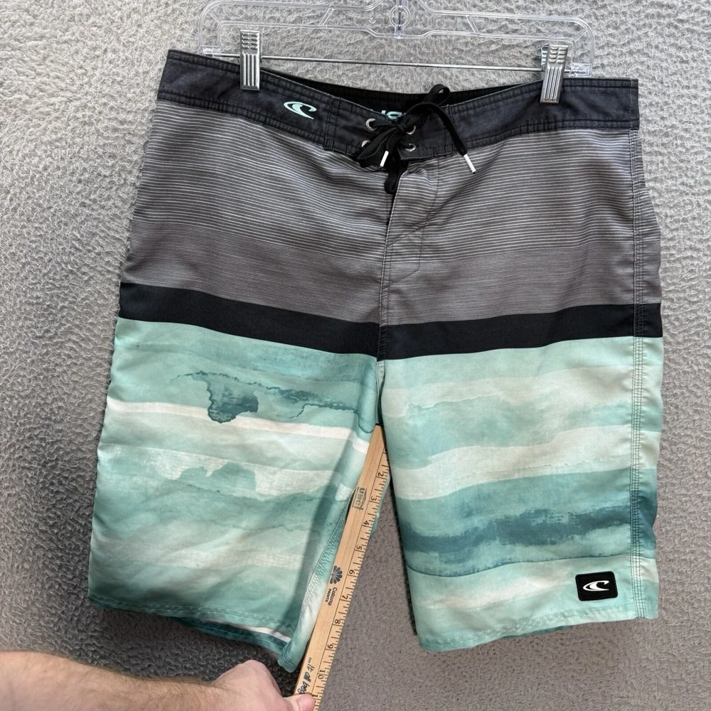 ONeill Board Shorts Mens 34 Multicolor Swim Trunks Surfing Beach Swimming Skater